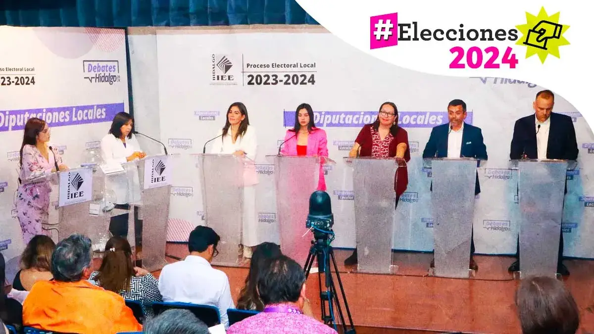 Candidatos a diputados locales de Pachuca participan en debate; estas son sus propuestas