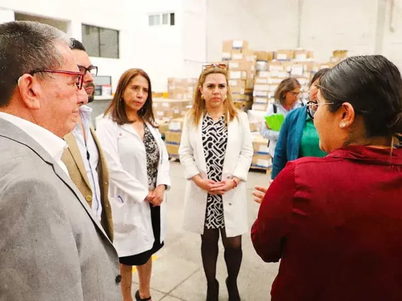 Inspeccionan almacenes médicos en Hidalgo previo a entregarlos al IMSS-Bienestar