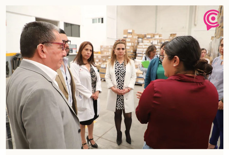 Inspeccionan almacenes médicos en Hidalgo previo a entregarlos al IMSS-Bienestar