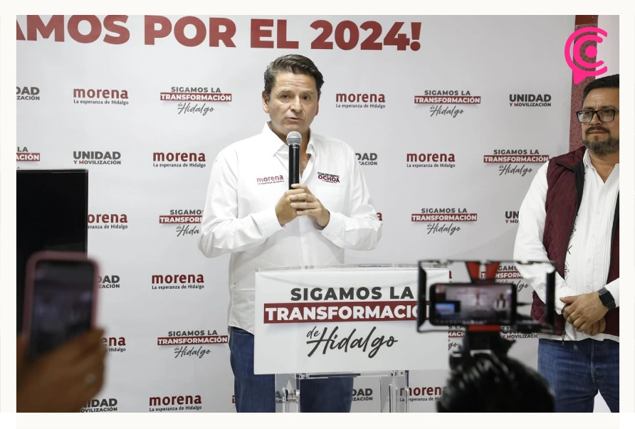 Cuauhtémoc Ochoa, candidato al Senado por Hidalgo.