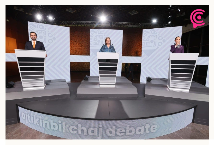 Tercer debate presidencial en México.