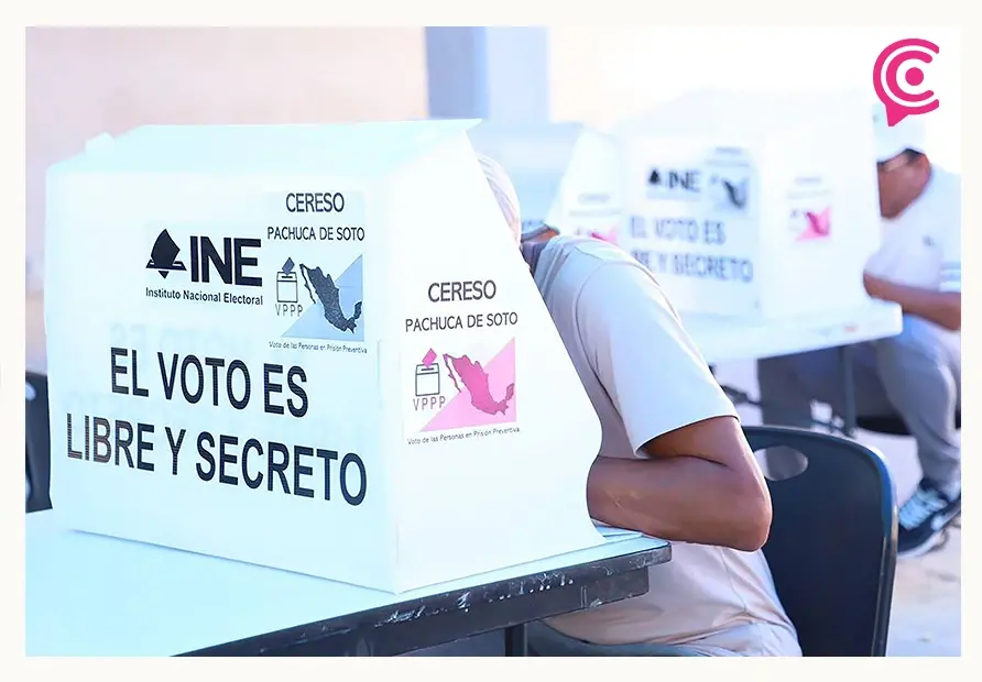 Concluye votación anticipada en cárceles de Hidalgo; participan 761 personas en prisión preventiva