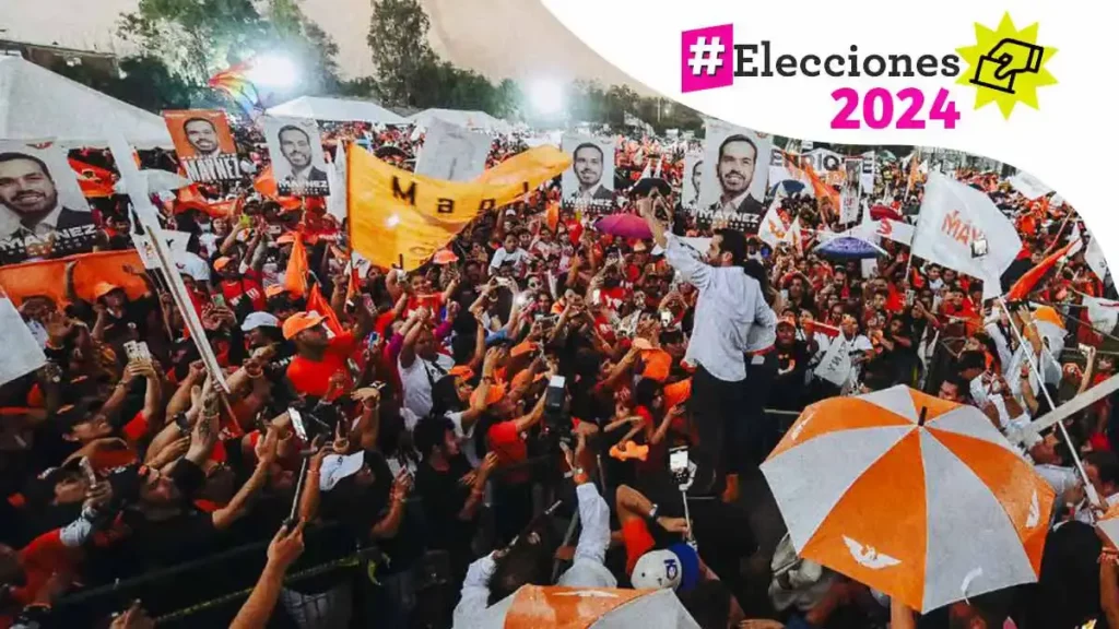 Jorge Máynez realiza primer cierre de campaña en Tulancingo, Hidalgo