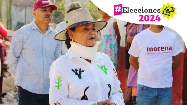 Tras accidente, reanuda campaña la candidata de Morena a la presidencia de Metztitlán
