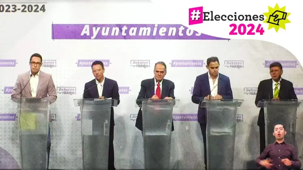 Candidatos a presidencia de Pachuca participan en último debate previo a elecciones; checa sus propuestas