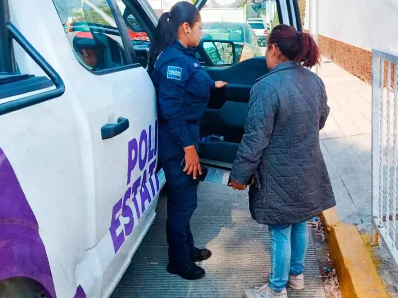 Policía Violeta localiza a niña y adolescente reportadas como desaparecidas en Pachuca