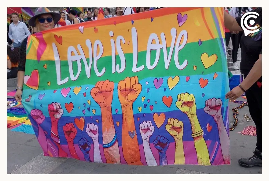 Amor y exigencia de justicia; así fue la Marcha del Orgullo LGBTI+ 2024 en Pachuca