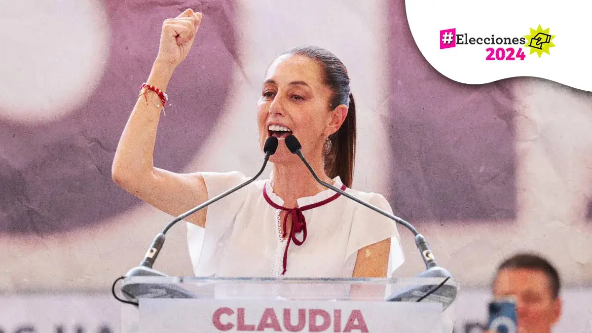 Claudia Sheinbaum se convierte en la primera presidenta de México; PREP le da amplia ventaja