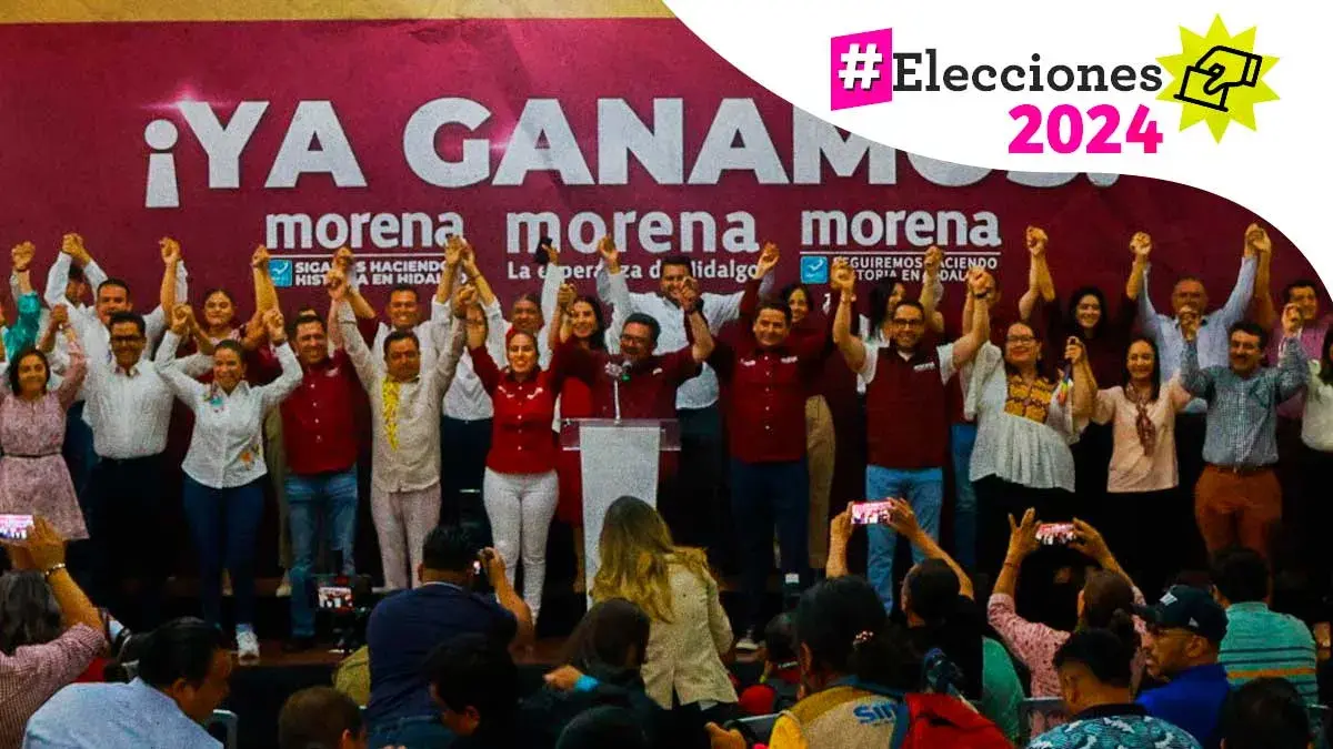 En elecciones 2024, Morena incrementa en 89% el número de municipios ganados en Hidalgo