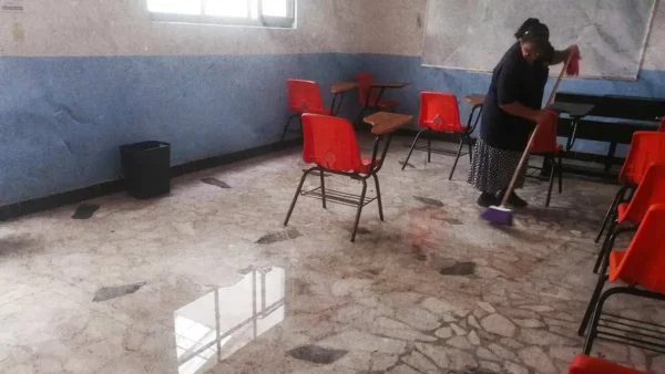 Lluvias provocan daños en la Escuela de Música de Hidalgo