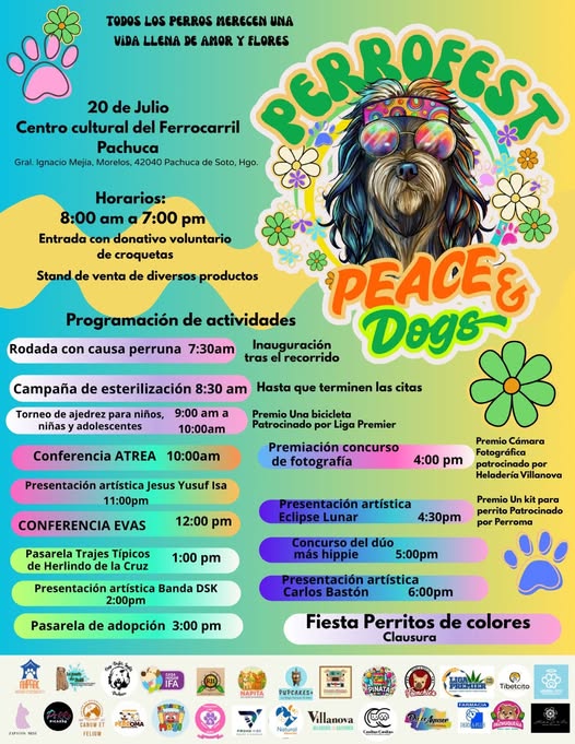 Anuncian la sexta edición del “Perrofest” en Pachuca